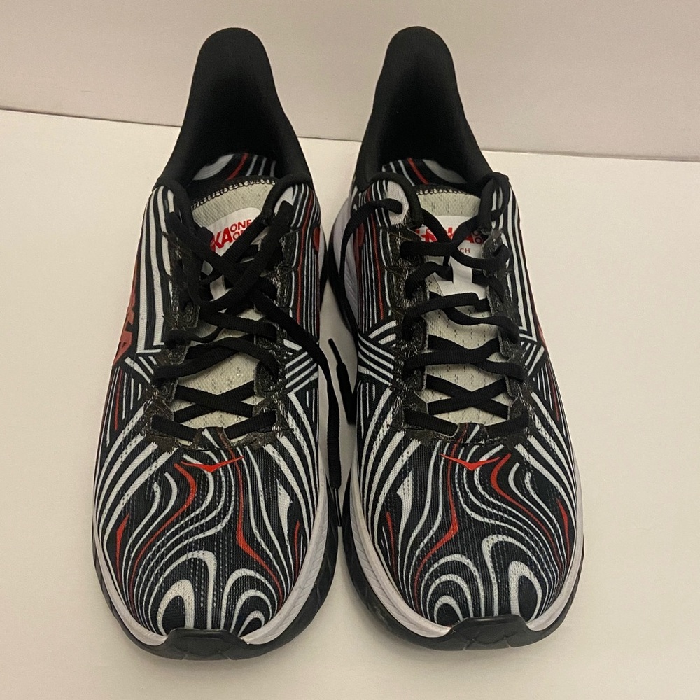 Hoka Mach Ironman Profly Black and Red Graphic Running Shoes size 13 - Picture 5 of 11